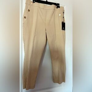 Jules & Leopold  Striped Tan Women's Pants
